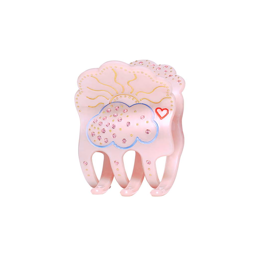Light Hair Claw Baby Pink