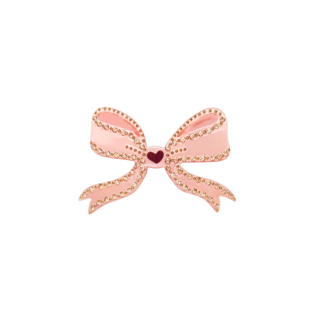 Bow Hair Clip Blush