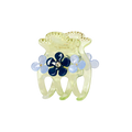 Daisy Hair Claw Lime