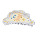 Dozing Luna Hair Claw Ice Grey
