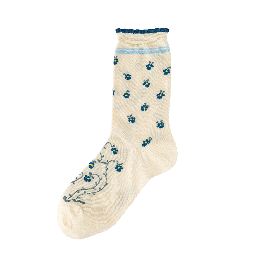 Flowerbed Socks Vanilla