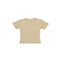 Joy Pointelle Topp Butter Yellow