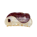 Peace Hair Claw Plum