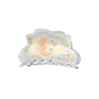 Sleepy Moon Hair Claw Ice Grey