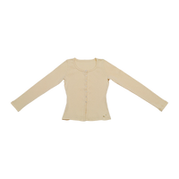 Winter Pointelle Cardigan Butter Yellow