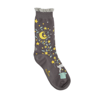 Bunny Moon Socks Stone Grey